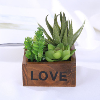 Artificial Plant Wooden Bonsai Plastic Material  Fake Plant  for Home Decor Office Wedding Desk Decor Car Office Desks Tea Tables  Green