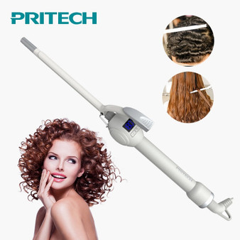 Pritech 9mm Electric Hair Curler Roller Professional Ceramic Hair Curling Iron Curling Wand Fashion Styling Tools For Man&Woman