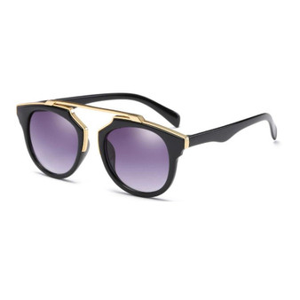 Round Sunglasses Designer Flot Top Sunglasses Female Mirror Shades Oculos Cat Eye Glasses UV400 xx206