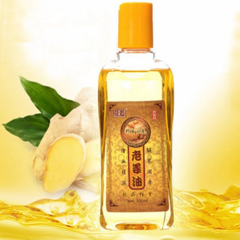 Hot Sale Pure Plant Essential Oil Ginger Body Massage Oil 230ml Thermal Body Ginger Essential Oil For Scrape Therapy SPA