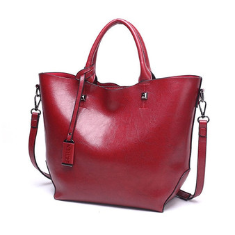 ACELURE Women Bucket Bag Oil Wax Women Leather Handbags Big Tote Famous Brands High Capacity Female Shoulder Bag Crossbody Bag