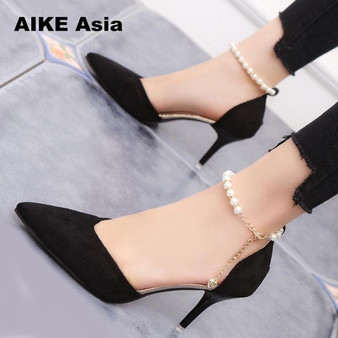 Shoes Female Fashion Sexy Hollow With Sandals Summer  Korean Version  Breathable Shoes Women Pumps High Heel   Wedding
