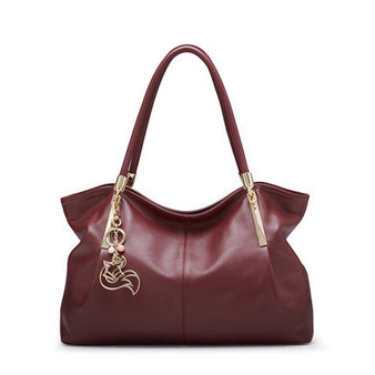 FOXER Brand Women Genuine Leather Bag Handbags Fashion Female Luxury Tote Cowhide Shoulder Bag