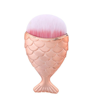 1pcs Diamond Fish Makeup Brush Set Foundation Blending Power Eyeshadow Contour Concealer Blush Cosmetic Beauty Make Up