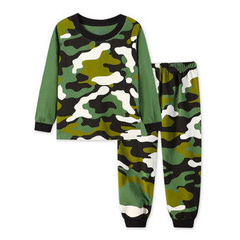 New Baby Girls Autumn Clothing Set Long sleeved Kids Cartoon Clothes Suit Cotton Casual Clothing Sets For Boys Children Pajamas