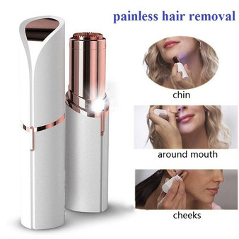 Electric Finishing Touch Flawless Brows Hair Remover LED Face Eyebrow Hair Removal Painless Eraser Portable Shaving Razor Tools