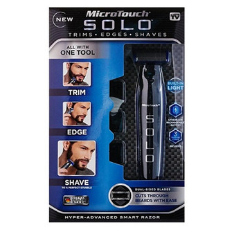 Micro Finishing Touch SOLO Hyper Advanced Smart Razor Rechargeable Shaver Men Face Hair Removal Shaving Trimmer