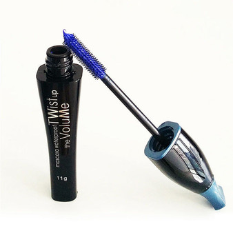 Eye makeup Mascara Professional Waterproof long lasting Lengthen Eyelashes Mascara blue Color Easy Remove Mascara beauty eyelash
