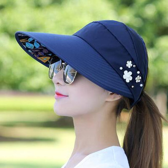 2018 New simple women summer beach Sun Hats