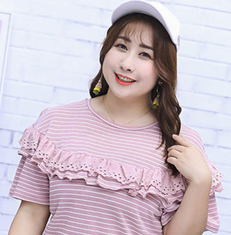 Plus Size 3XL Female T-shirt Summer Top 2018