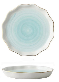 Celeste Glazed Dish Collection, Ocean