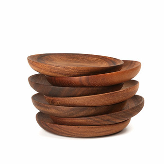 Handmade Acacia Wood Plates
