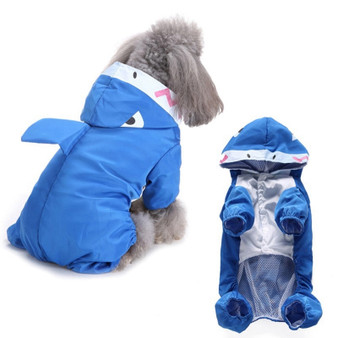 Dog Pet RainCoat Waterproof Clothes Jumpsuit Apparel for Small Dogs Outdoor Breathable Hoody Jacket  Yorkie Raincoat