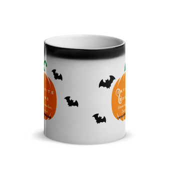 Infinite Brews Double-Sided Glossy Magic Pumpkin Mug