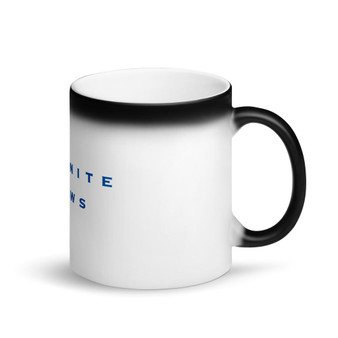 Infinite Brews Matte Black Magic Mug