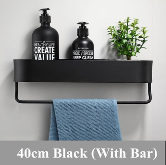 Matt Black Storage Shelf