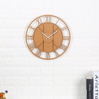 Wooden Retro Style Wall Clock