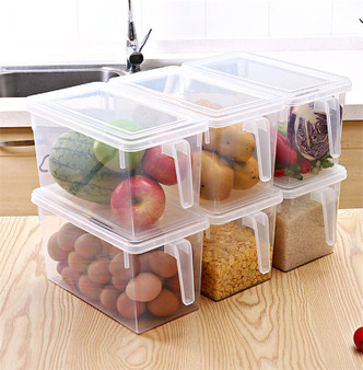 Kitchen Transparent PP Storage Box