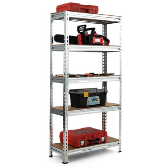 5-Tier Steel Shelving Unit Storage Shelves (Heavy Duty)