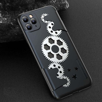 Case for IPhone X XR XS Max Ultra Thin Slim Hard PC Back Cover for IPhone 11 Pro Max Mechanical Gear Shockproof Phone Case Coque