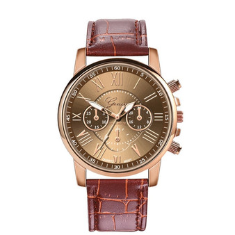 Geneva Women's Leather Watch