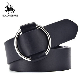 No. Onepaul Women's Casual Circle-Buckle Belt