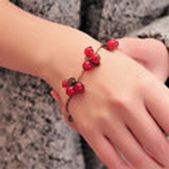 Red Cherry Chica Bracelet