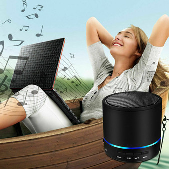 Portable Mini Wireless  With Mic Loudspeaker