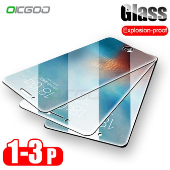 9H Anti-Burst Protective Glass On The For iPhone 7 5S 5 6 6s Tempered Screen Protector For iPhone Xs Max XR 11 Pro 8 Plus Glass