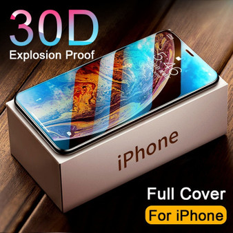 30D Curved Full Cover Tempered Glass Screen Protector For iphone