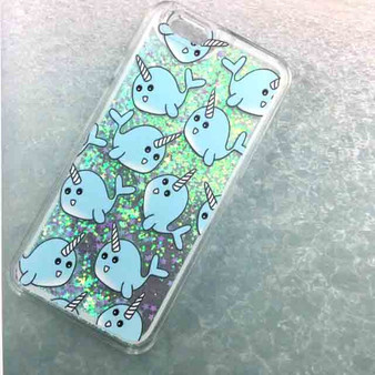 Liquid Glitter Narwhal for iPhone 6 Models