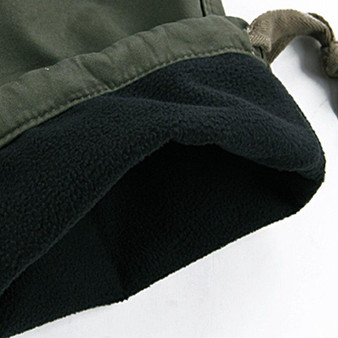 Mens Winter Cargo Pants in black, green, khaki