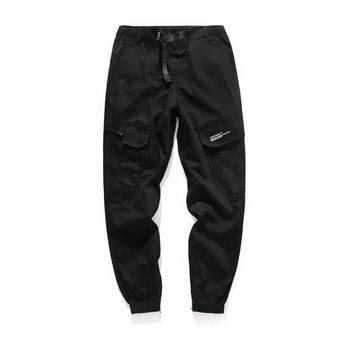 Men's cargo Pants - Black and Camouflage colors