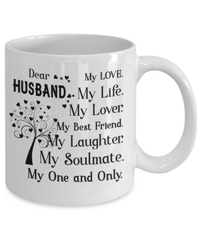 To my husband: coffee mug for husband, husband coffee mug, best gifts for husband, birthday gifts for husband, husband and wife coffee mug, to my husband coffee mug, awesome husband coffee mug 1077