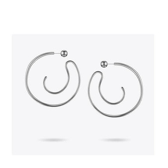 Big Circle Hoop Earrings