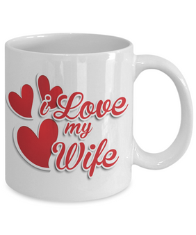 To my wife: Wife coffee mug, best gifts for wife, birthday gifts for wife, husband and wife coffee mug, beautiful wife coffee mug, to my wife coffee mug, gorgeous wife coffee mug 1025