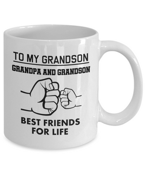 To my grandson: grandson coffee mug, best gifts for grandson, birthday gifts for grandson, grandparents and grandson coffee mug, coffee mug for grandson, to my grandson coffee mug, special grandson coffee mug 991