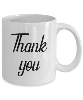 Thank you coffee mug