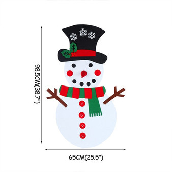 DIY Felt Christmas Snowman or Tree – Children’s Favorite Gift