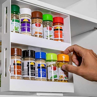 Multi-Function Rotating Seasoning Rack