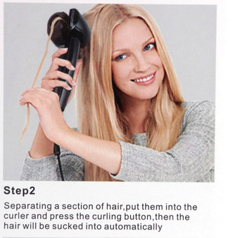 Heated Hair Curling Iron Wand Machine