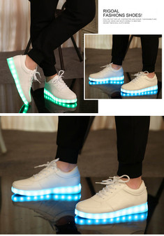 Led Light Up Glow Shoes Sneakers For Adults Kids