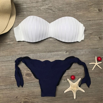 shell Swimwear women bikini 2019  Brazilian Bikini  Bandage Swimsuit Padded Swimwear Bikini Push Up BIKINI set bathing suit 118
