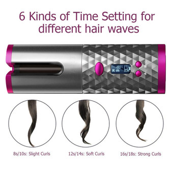 Cordless Automatic Hair Curler