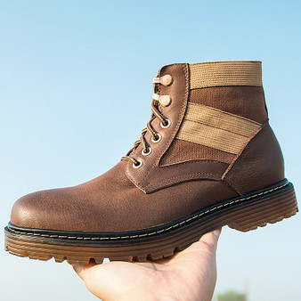 British Retro Lace-up Men's Martin Boots