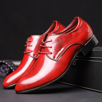 Casual Shoes - Plus Size Leather Business Dress Oxford Shoes