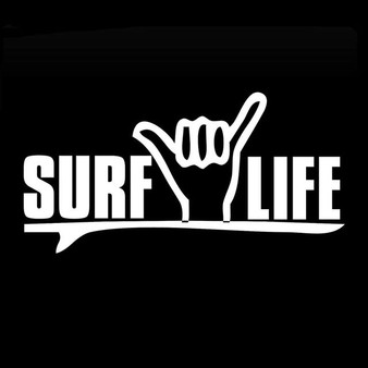 Surf Life Sticker