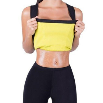Women's Sweat Body Shaper Sauna T-shirts Belly Abdomen Fat Burn Weight Loss Slimming Thermal Shapewear