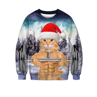 Christmas Sweater 3D Printed Snowman Christmas Party Sweatshirt