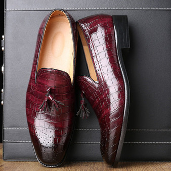 Luxury Brand Breathable Tassel Men Shoes